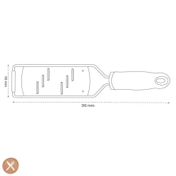 Microplane - Gourmet Schaaf Groot - Zwart