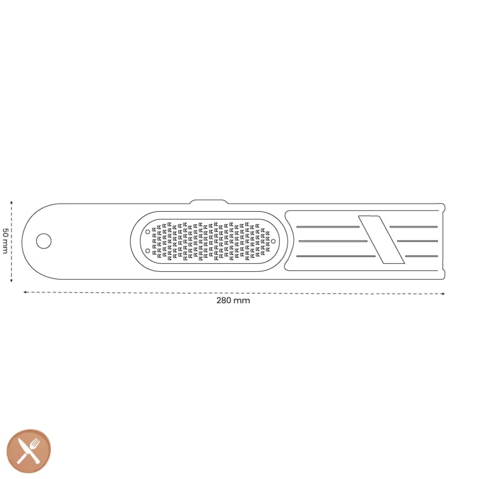 Microplane - 3-in-1 Gember Tool - Zwart
