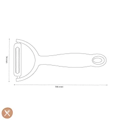 Microplane - Professional Dunschiller Y-model Kartel - Zwart