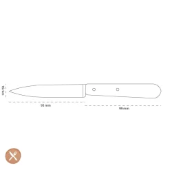 Opinel - Officemes N°112 Naturel 10 cm