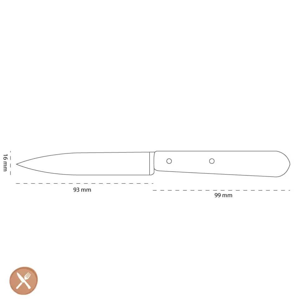 Opinel - Officemes N°112 Oranje 10 cm