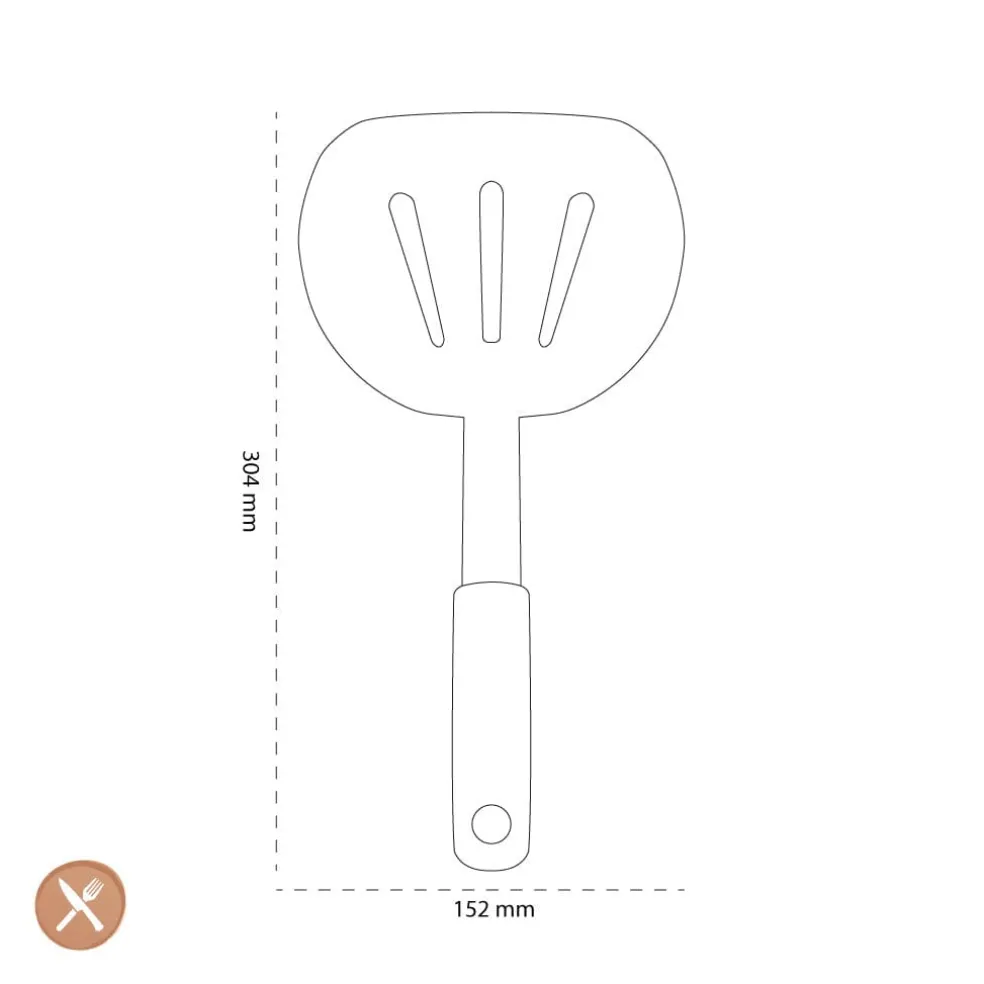 OXO - Pannenkoekspatel silic., 30 cm