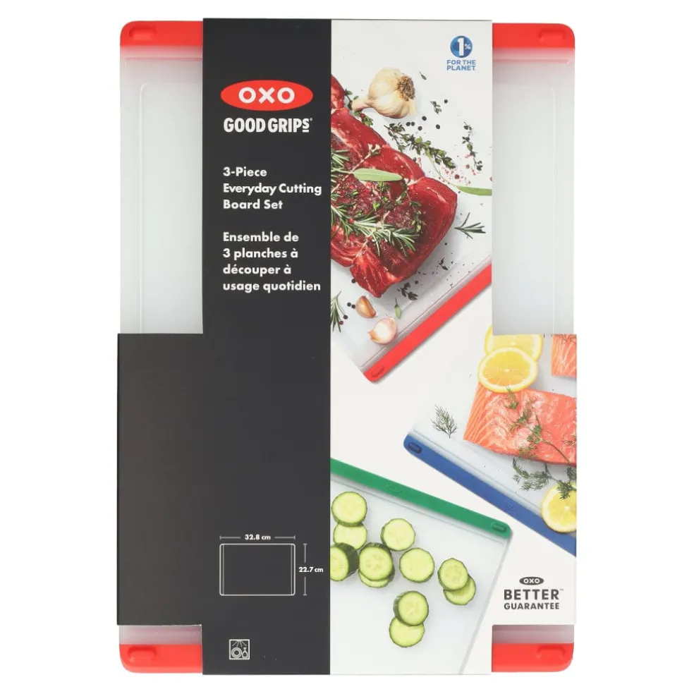 OXO - Snijplank set van 3 - 22,7 x 32,7 cm