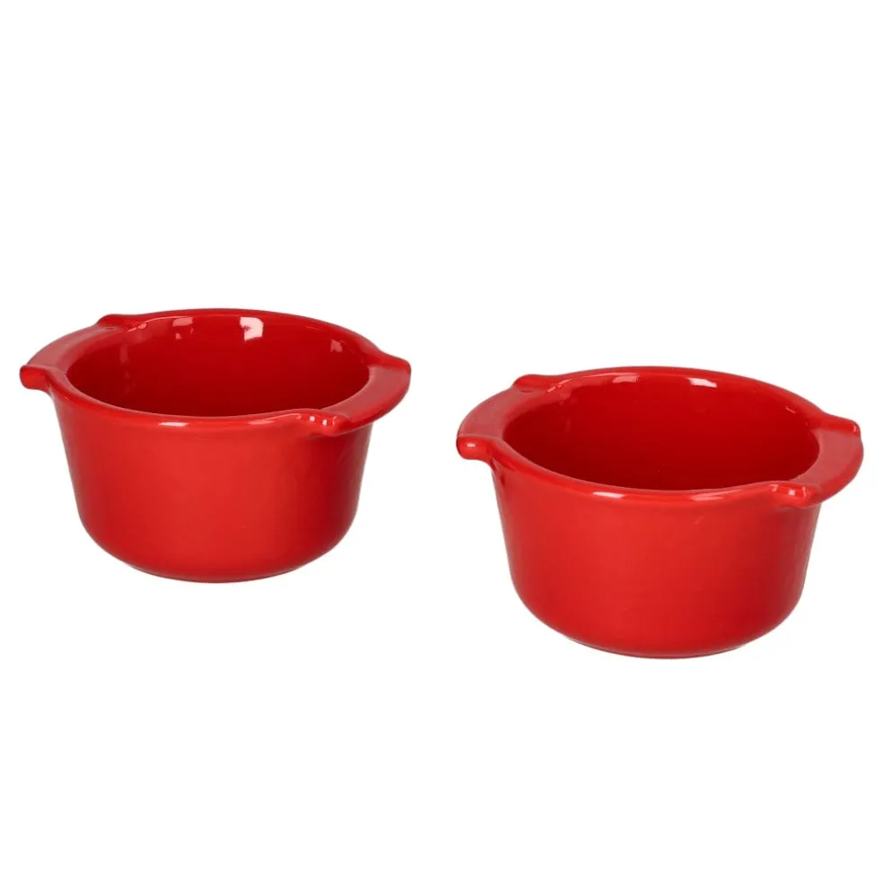 Peugeot - Appolia Duo Ramequins 11cm Rood