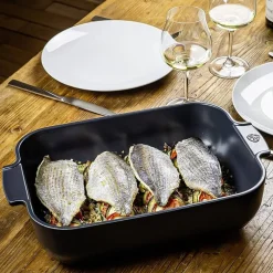 Peugeot - Appolia Ovenschaal Rechthoekig 25 cm Leisteen