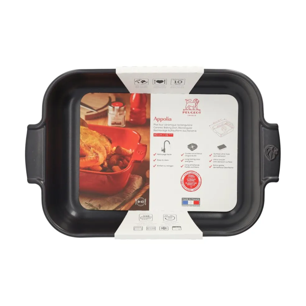 Peugeot - Appolia Ovenschaal Rechthoekig 40 cm Leisteen
