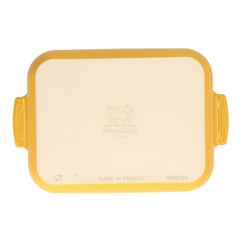 Peugeot - Appolia Ovenschaal Rechthoekig 32 cm Saffraangeel