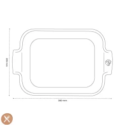 Peugeot - Appolia Ovenschaal Rechthoekig 36 cm Saffraangeel