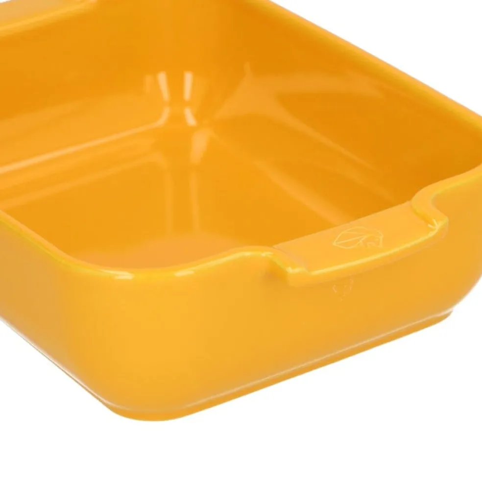 Peugeot - Appolia Ovenschaal Rechthoekig 25 cm Saffraangeel