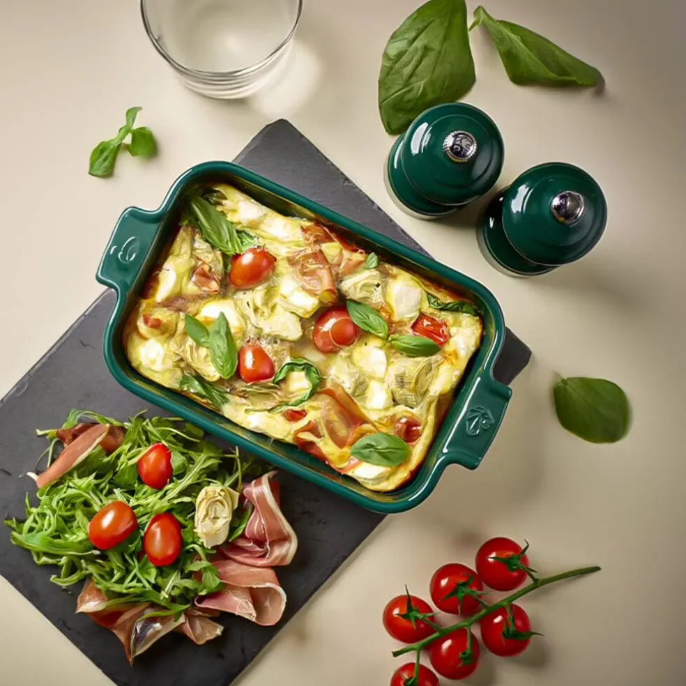 Peugeot - Appolia Ovenschaal Rechthoekig 22 cm Bosgroen