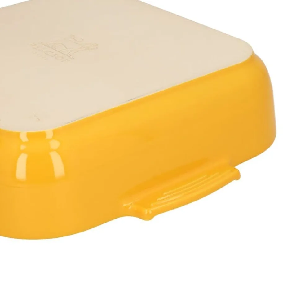 Peugeot - Appolia Ovenschaal Vierkant 36 cm Saffraangeel