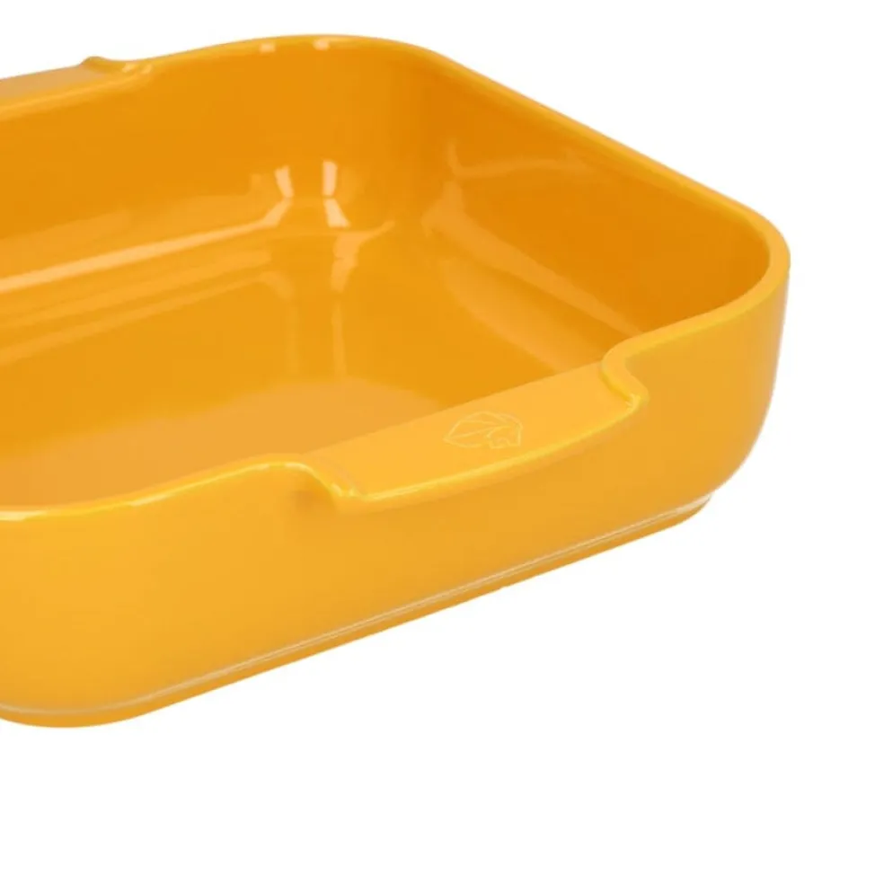 Peugeot - Appolia Ovenschaal Vierkant 36 cm Saffraangeel