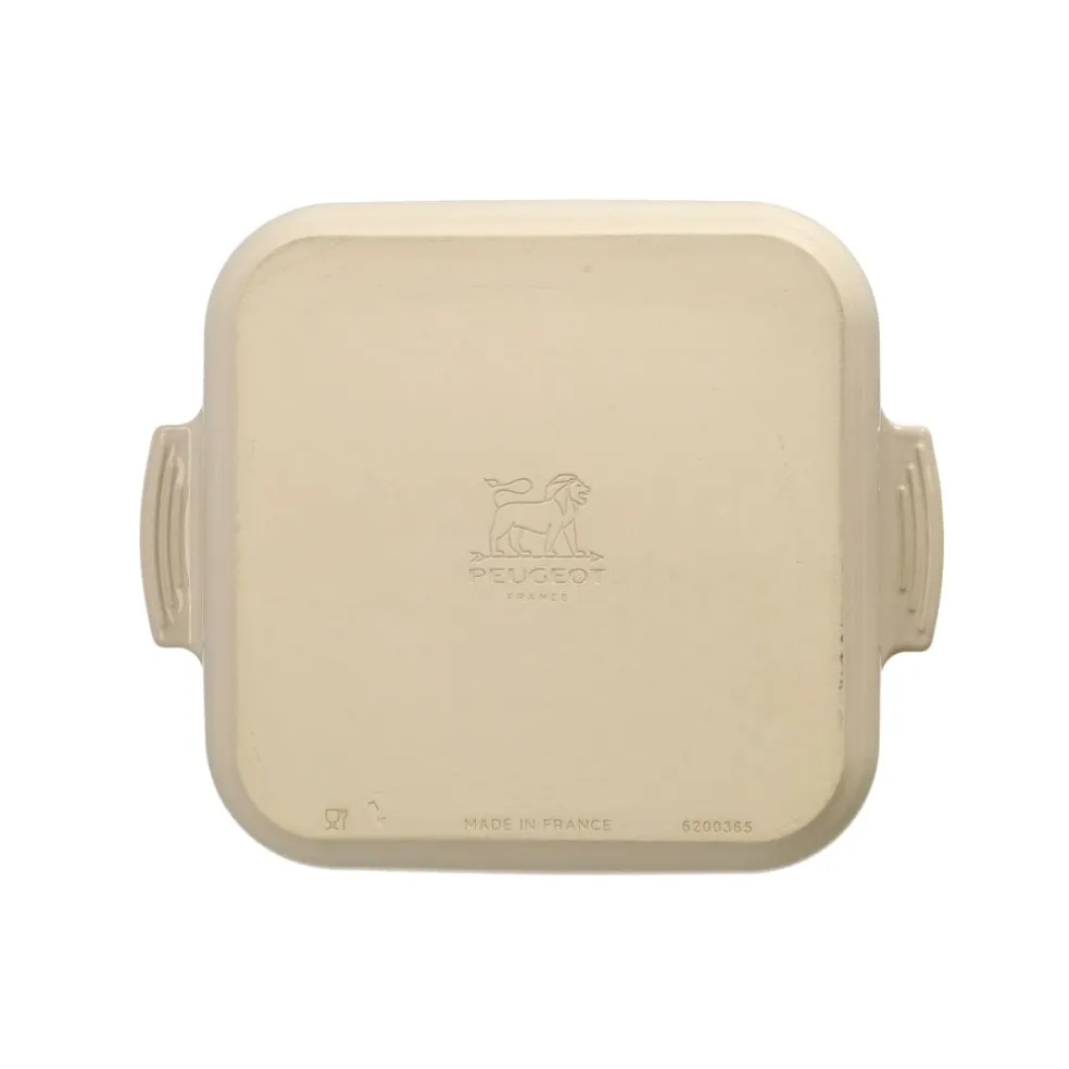 Peugeot - Appolia Ovenschaal Vierkant 28 Cm Ecru
