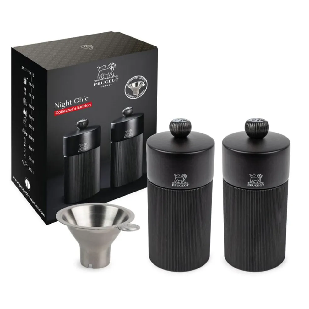 Peugeot - Giftbox Duo Line Peper- en Zoutmolen set 12 cm zwart