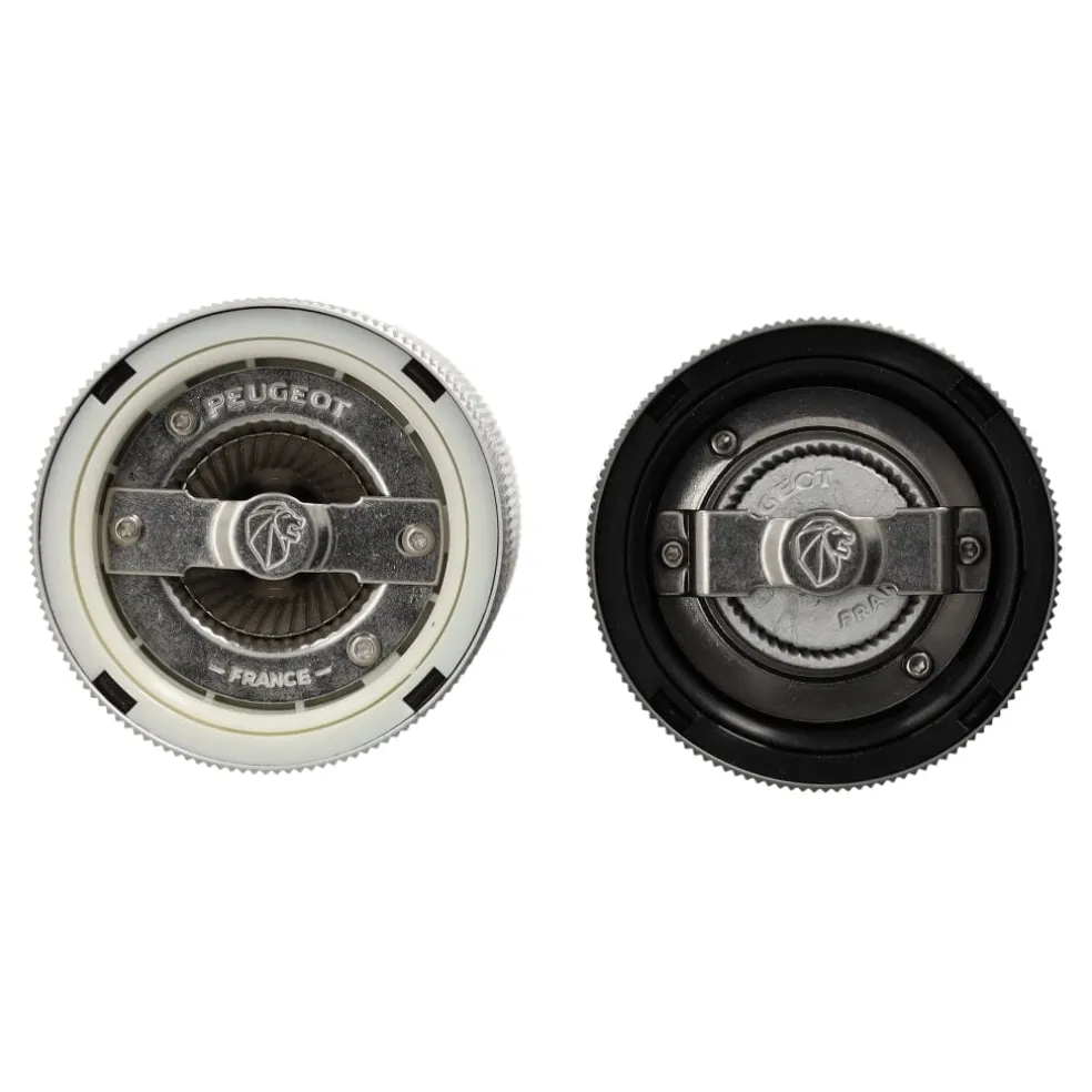 Peugeot - Line Elektrische Peper- en Zoutmolen set carbon aluminium 15 cm