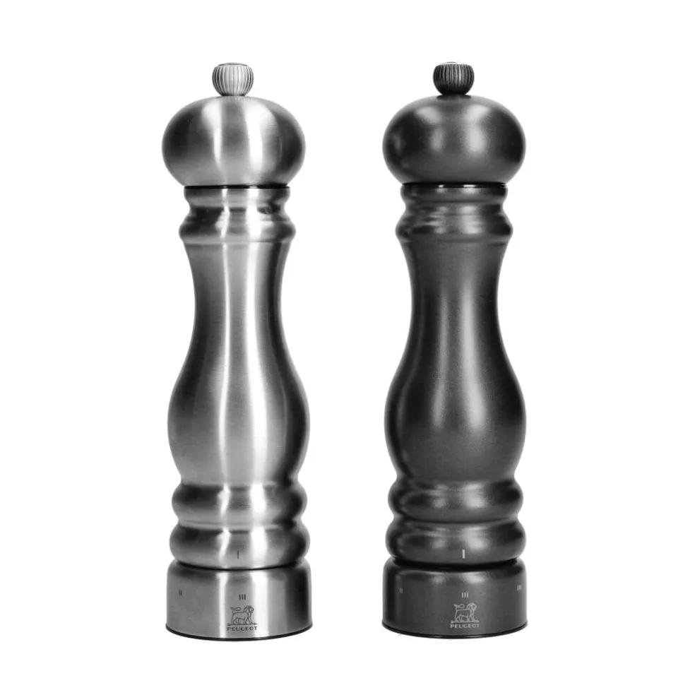 Peugeot - Paris Chef Peper- en Zoutmolen set 22 cm Carbon en RVS