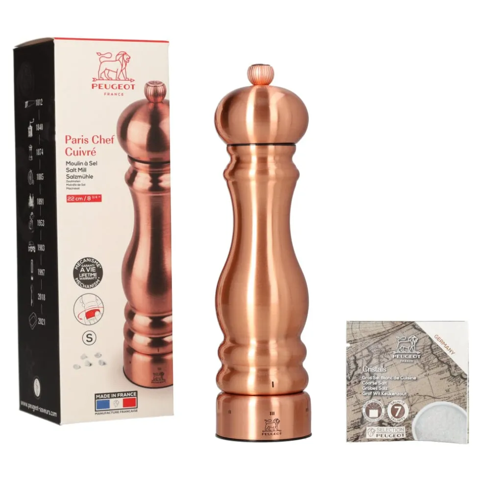 Peugeot - Paris Chef Zoutmolen RVS Koper 22 cm