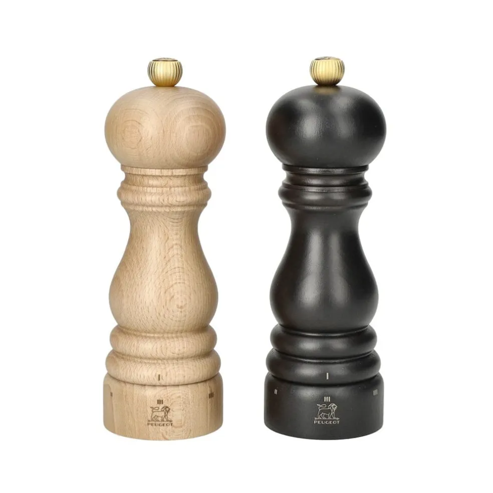 Peugeot - Paris Peper- en Zoutmolen set 18 cm Chocolade en Naturel