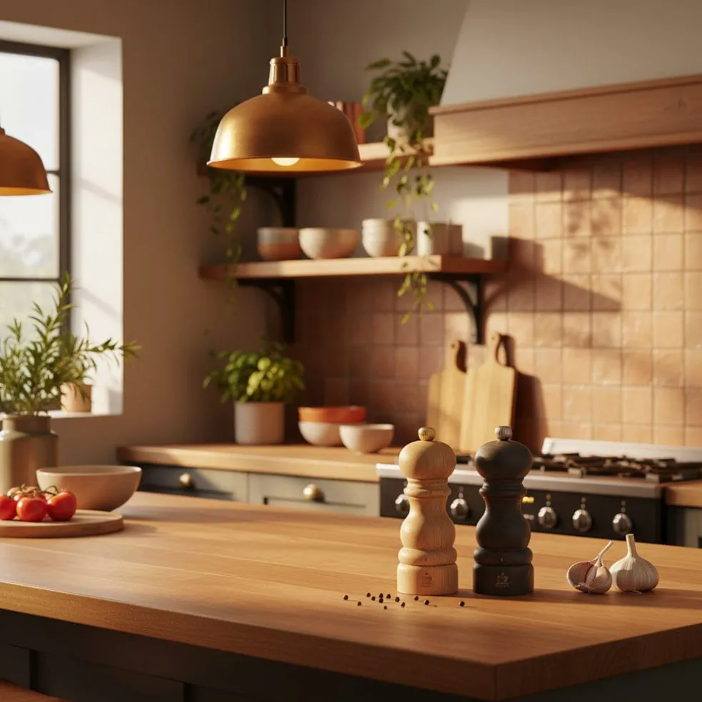 Peugeot - Paris Peper - en Zoutmolen set 15 cm Grafiet en Naturel