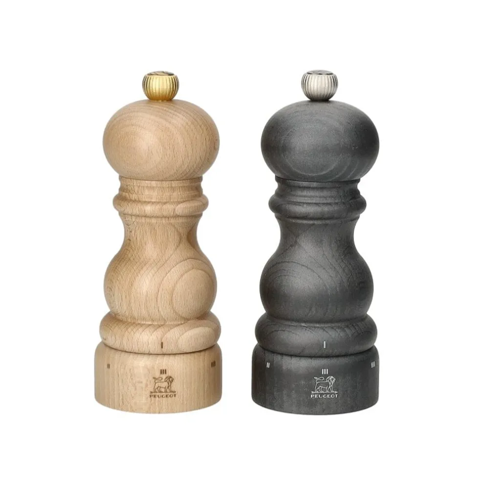 Peugeot - Paris Peper - en Zoutmolen set 15 cm Grafiet en Naturel