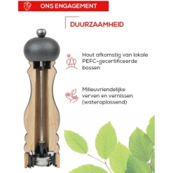 Peugeot - Paris u'select Zoutmolen Chocolade 30 cm - Hout
