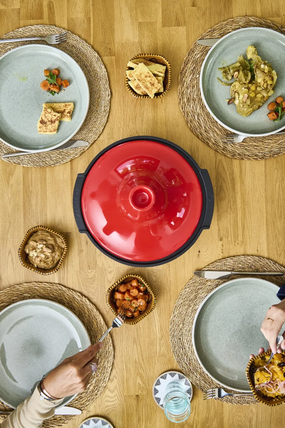 Peugeot - Tajine Atlas 30 cm rood