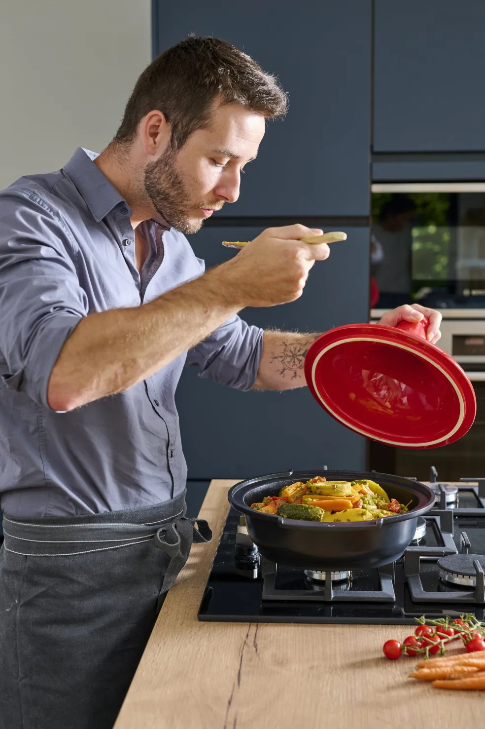 Peugeot - Tajine Atlas 30 cm rood