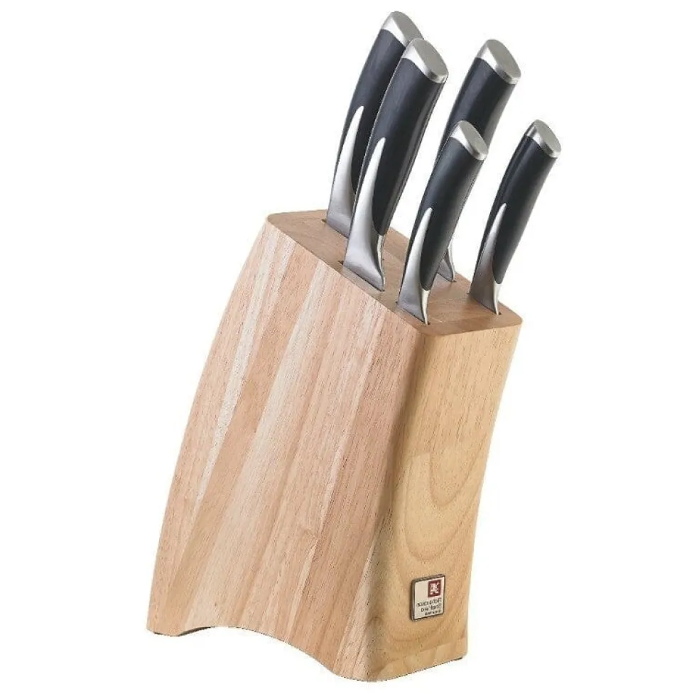 Richardson Sheffield - KYU 5 pc knife block - wood