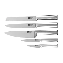 Richardson Sheffield - Visage 5-Delige Messenset met Magnetische Messenhouder - Bamboe