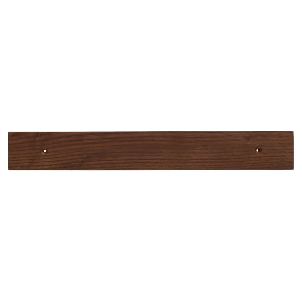 Satake - Messen Magneetstrip 35 cm - Walnotenhout
