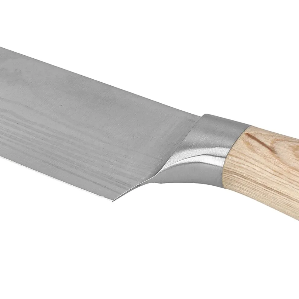 Shinrai Knives - Akari Damascus Print Santoku mes 18 cm