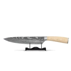 Shinrai Knives - Akari Damascus Print 6-delige Messenset + Messenblok Cito Dubbelzijdig
