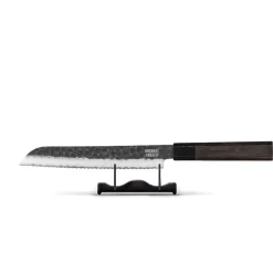 Shinrai Knives - Blackout Edition Damascus Broodmes 20 cm