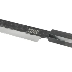 Shinrai Knives - Blackout Edition Damascus Broodmes 20 cm