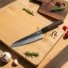 Shinrai Knives - Blackout Edition Damascus Koksmes 20 cm