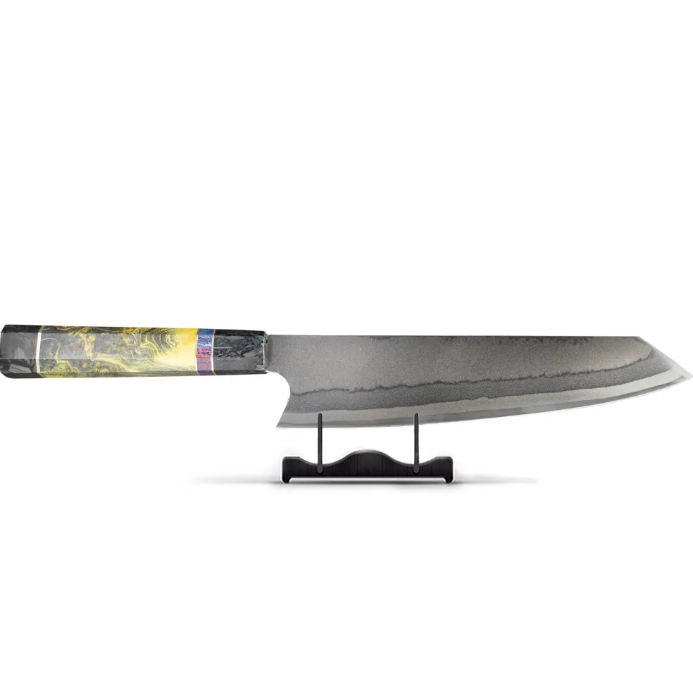 Shinrai Knives - Damascus Kiritsuke Mes 7 Layer - Special Edition 23 cm