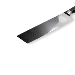 Shinrai Knives - Damascus Print Onyx Epoxy Nakiri mes 18 cm