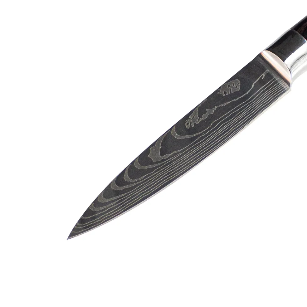Shinrai Knives - Damascus Print Schilmes 8 cm