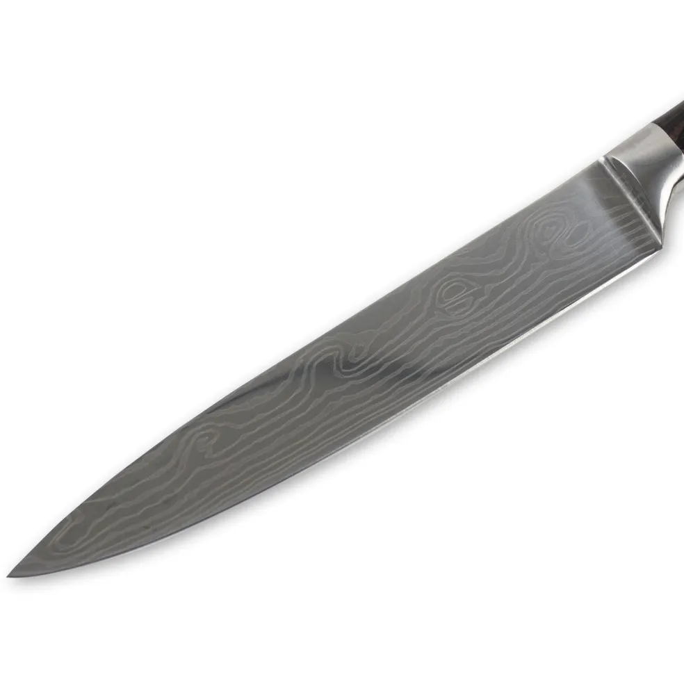 Shinrai Knives - Damascus Print Vleesmes 20 cm
