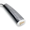 Shinrai Knives - Damascus Print Onyx Epoxy Santoku mes 18cm