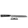 Shinrai Knives - Damascus Print Epoxy Onyx Broodmes 20 cm