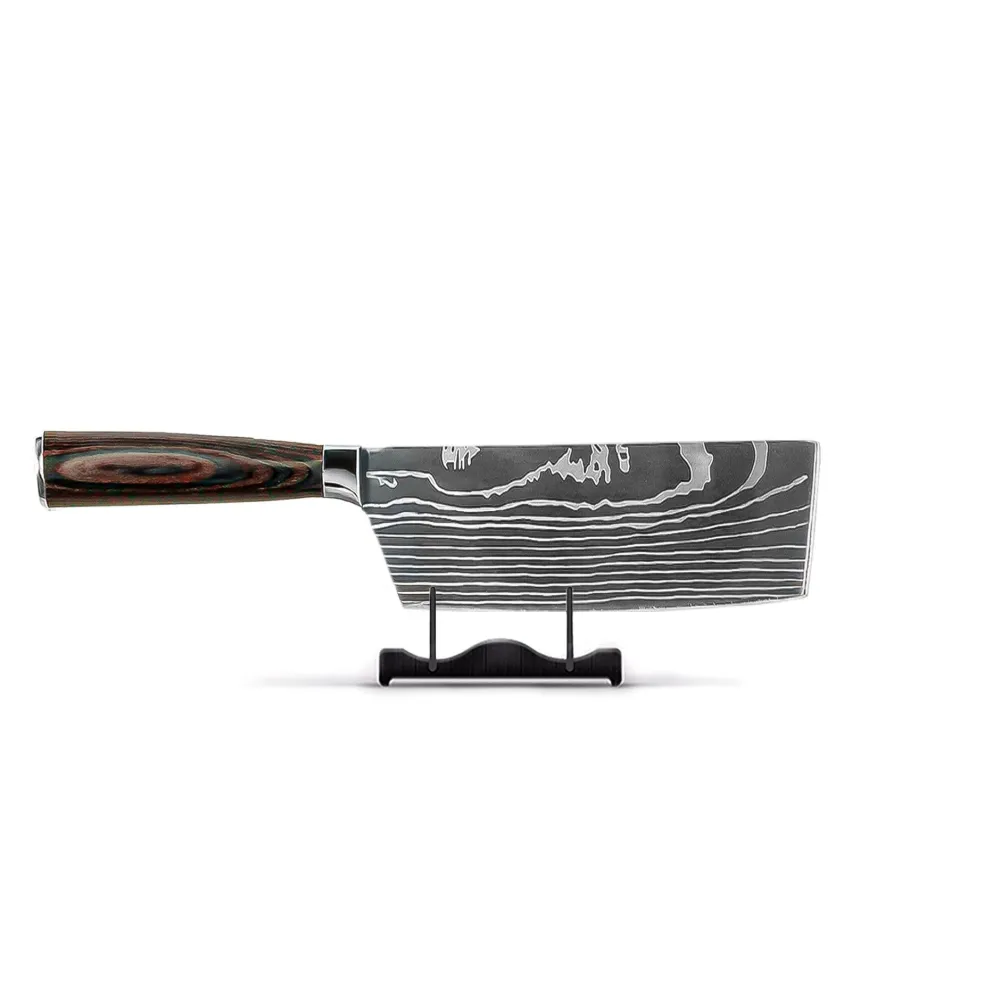 Shinrai Knives - Damascus Print 15-delige Messenset - Master collection XXL set + Blok