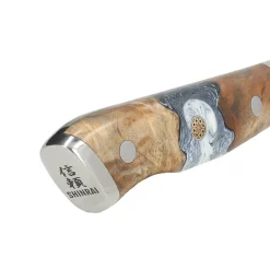 Shinrai Knives - Eclipse Series Damascus Nakirimes 18 cm