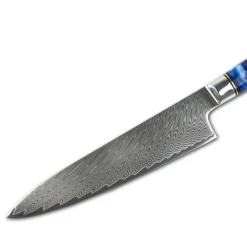 Shinrai Knives - Epoxy Sapphire Damascus Koksmes 20 cm