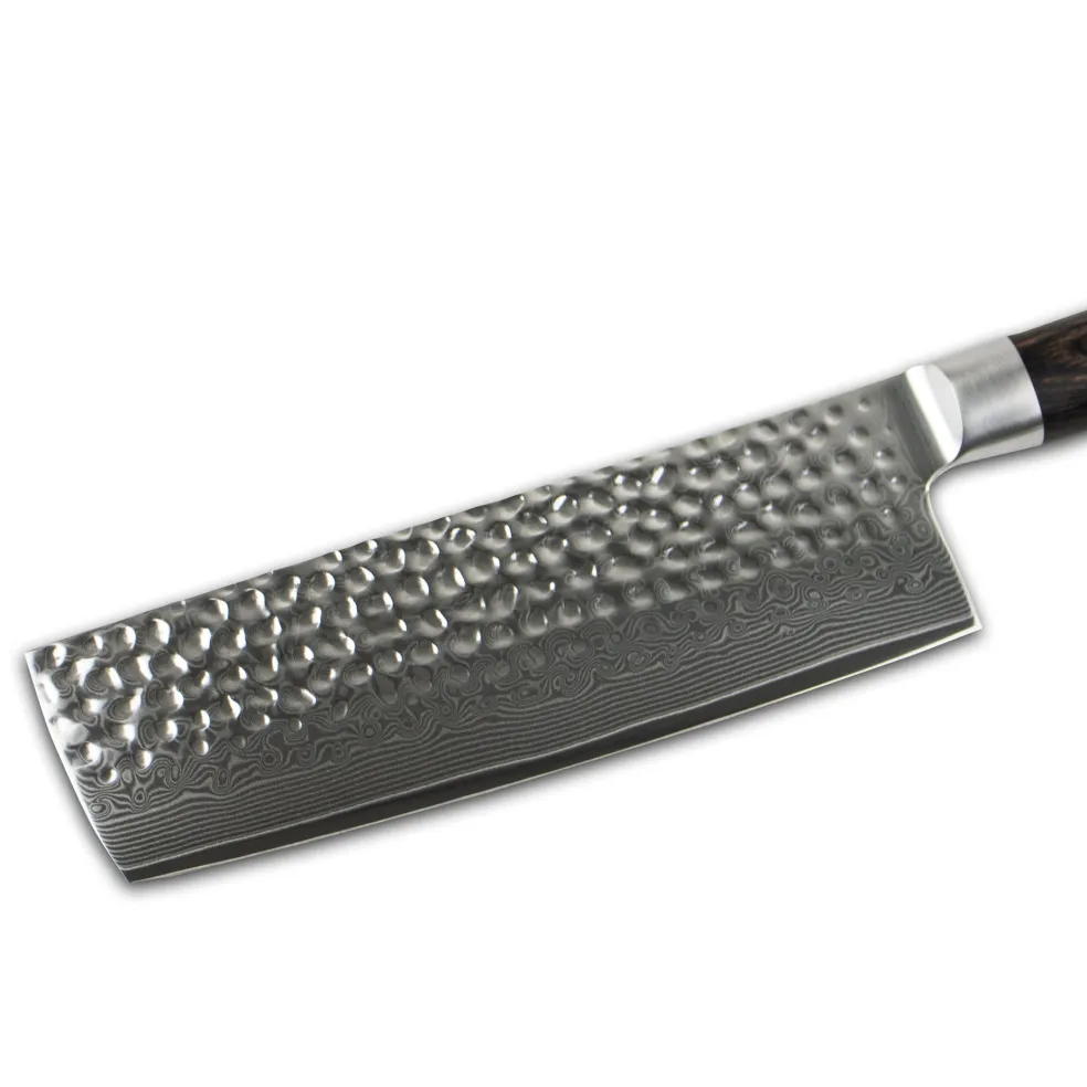 Shinrai Knives - Hammered Damast BR Nakiri mes 18 cm