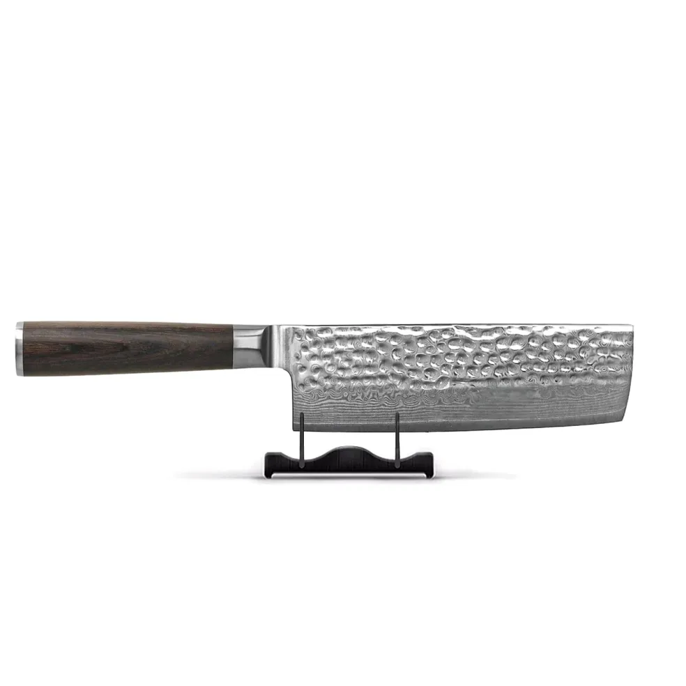 Shinrai Knives - Hammered Damast BR Nakiri mes 18 cm