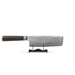 Shinrai Knives - Hammered Damast BR 5-delige Messenset + Messenblok + Slijpsteen