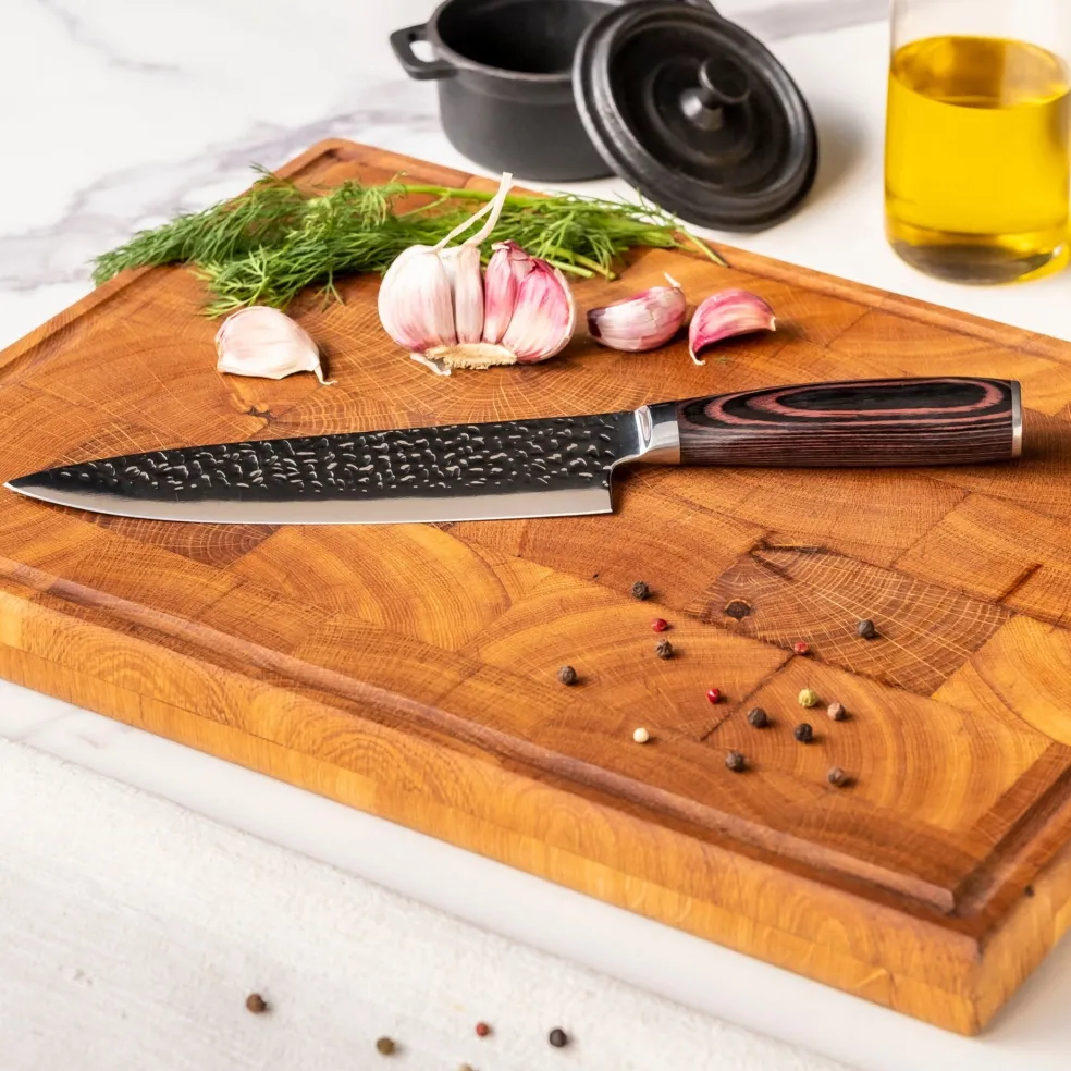 Shinrai Knives - Hammered RVS 6-delige Messenset