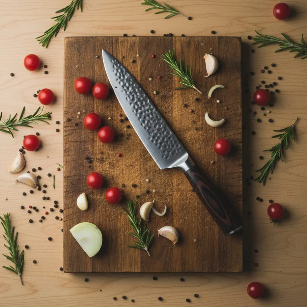 Shinrai Knives - Hammered RVS 6-delige Messenset