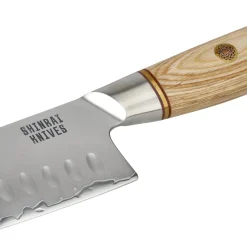 Shinrai Knives - Hikari Damascus 4-delige set - Koksmes + Santoku + Broodmes + Schilmes
